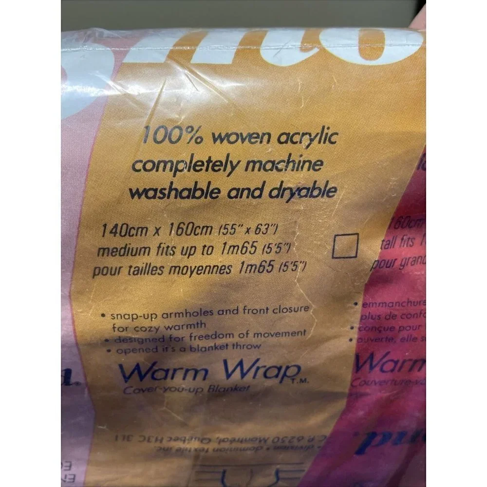 Vintage Esmond 70s‎ Warm Wrap Acrylic Cover You Up Blanket The Original Snuggie